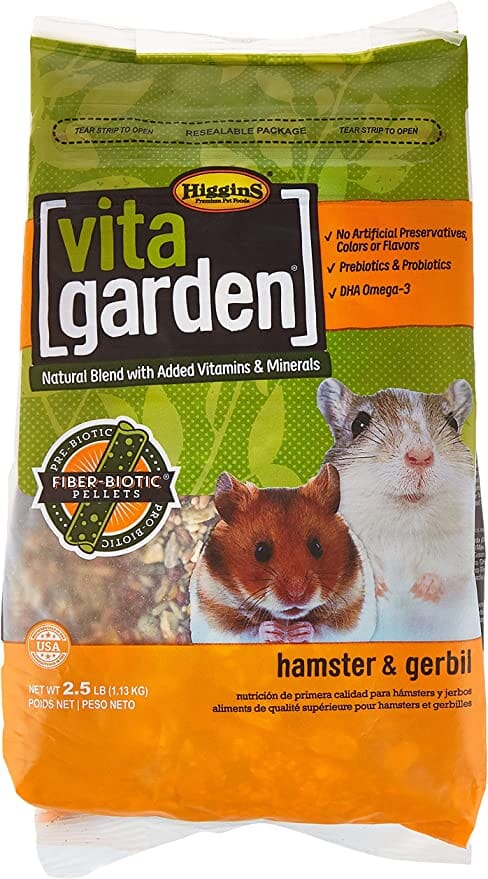 Higgins Sunburst Vita Garden Hamster & Gerbil Small Animal Food - 2.5 Lbs  