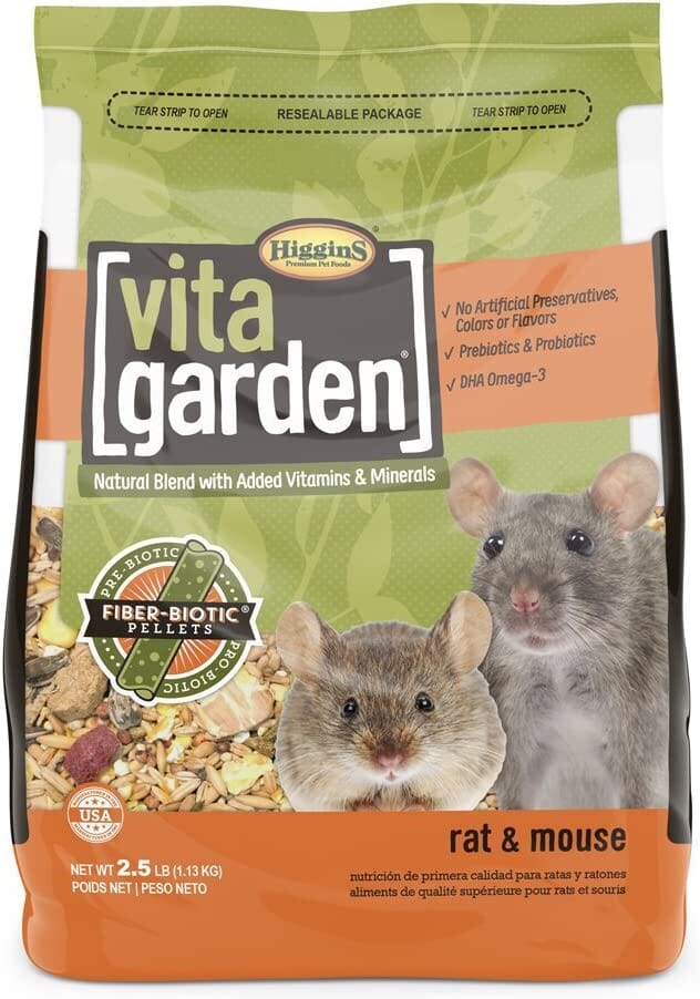 Higgins Sunburst Vita Garden Rat & Mouse Small Animal Food - 2.5 Lbs  