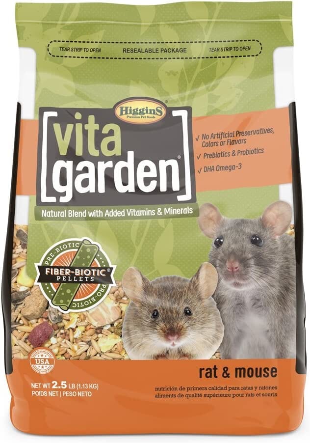 Higgins Sunburst Vita Garden Rat & Mouse Small Animal Food - 2.5 Lbs