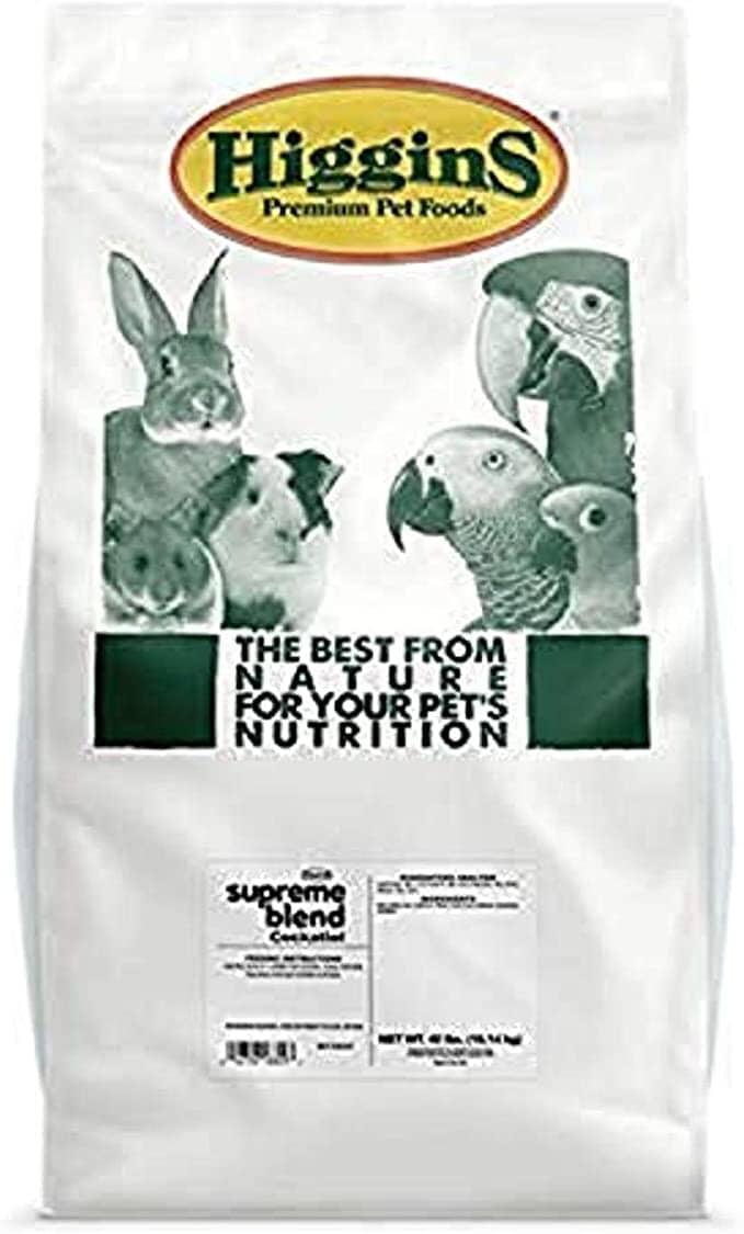 Higgins Supreme Seed Mix Supreme Cockatiel Bird Food - 50 Lbs  