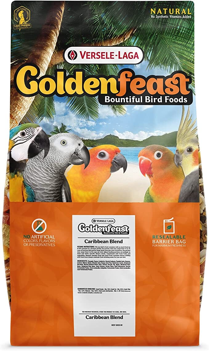 Higgins VL Goldenfeast Caribbean Bird Food - 17.5 Lbs
