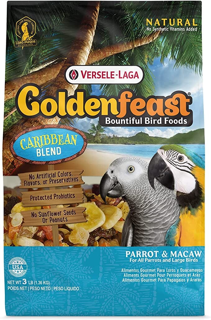 Higgins VL Goldenfeast Caribbean Bird Food - 3 Lbs  