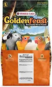 Higgins VL Goldenfeast Tropical Fruit Bird Food - 17.5 Lbs