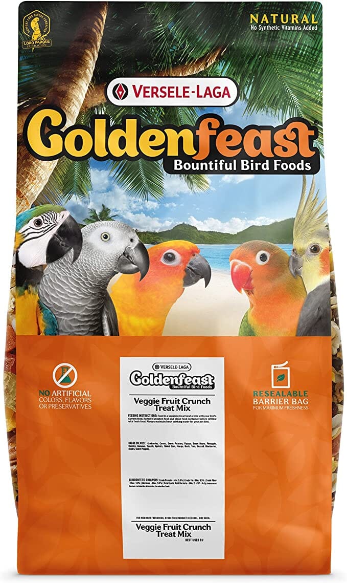 Higgins VL Goldenfeast Veggie Fruit Bird Food - 15 Lbs  