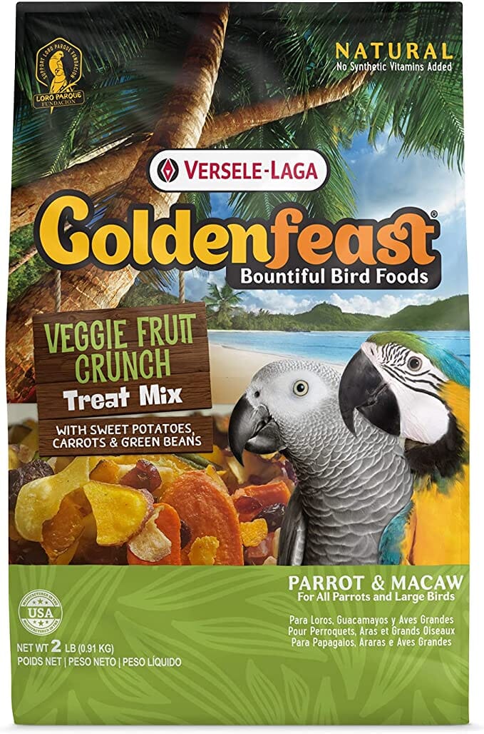 Higgins VL Goldenfeast Veggie Fruit Bird Food - 2 Lbs  