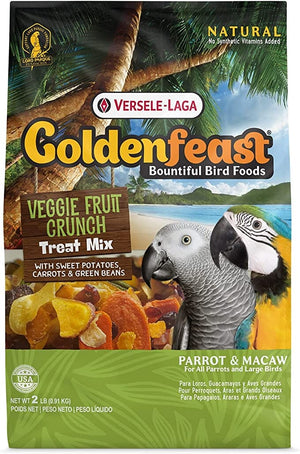 Higgins VL Goldenfeast Veggie Fruit Bird Food - 2 Lbs