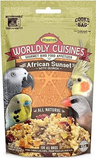 Higgins Worldly Cuisines African Sunset Bird Food - 2 Oz  