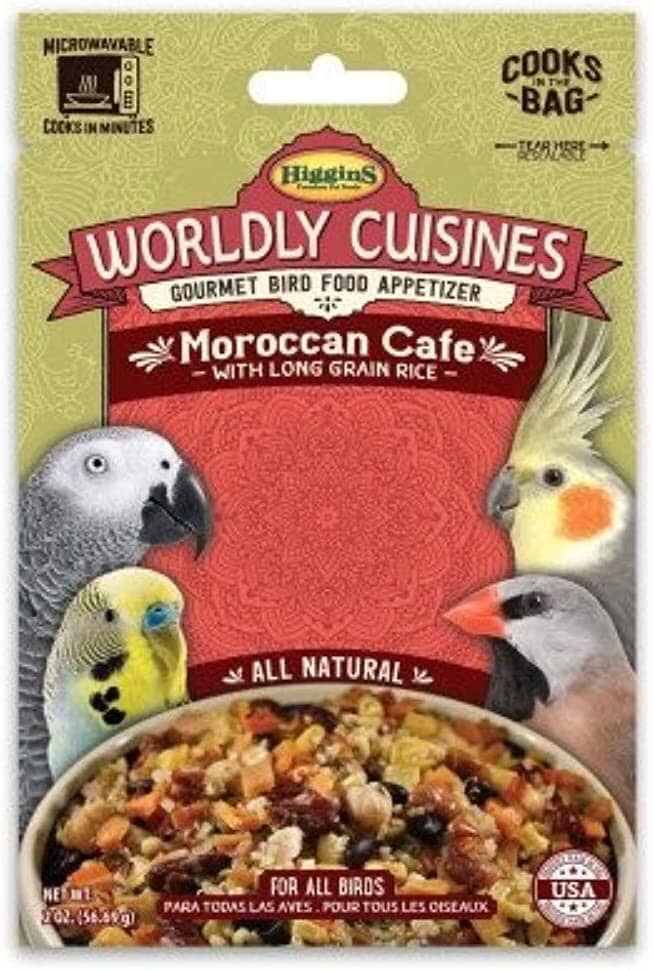 Higgins Worldly Cuisines Morrocan Café Bird Food - 2 Oz  