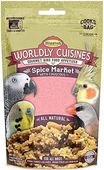 Higgins Worldly Cuisines Spice Market Bird Food - 2 Oz