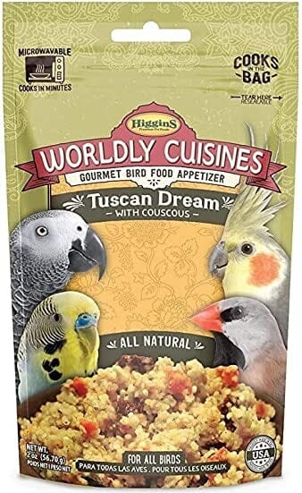 Higgins Worldly Cuisines Tuscan Dream Bird Food - 2 Oz  