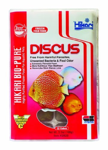 Hikari Bio-Pure Frozen Discus - Cubes - 3.5 oz - Pack of 12  