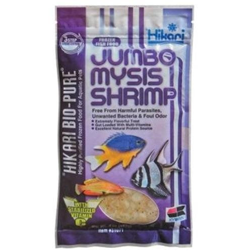 Hikari Bio-Pure Frozen Jumbo Mysis Shrimp - Flatpack - 4 oz  