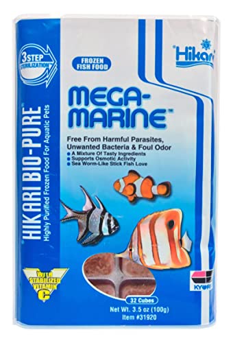 Hikari Bio-Pure Frozen Mega-Marine - Cubes - 3.5 oz - Pack of 12  