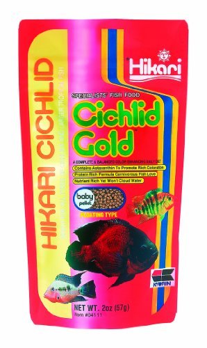 Hikari Cichlid Gold - Baby Pellets - 2 oz  