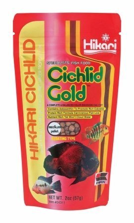 Hikari Cichlid Gold - Medium Pellets - 2 oz  