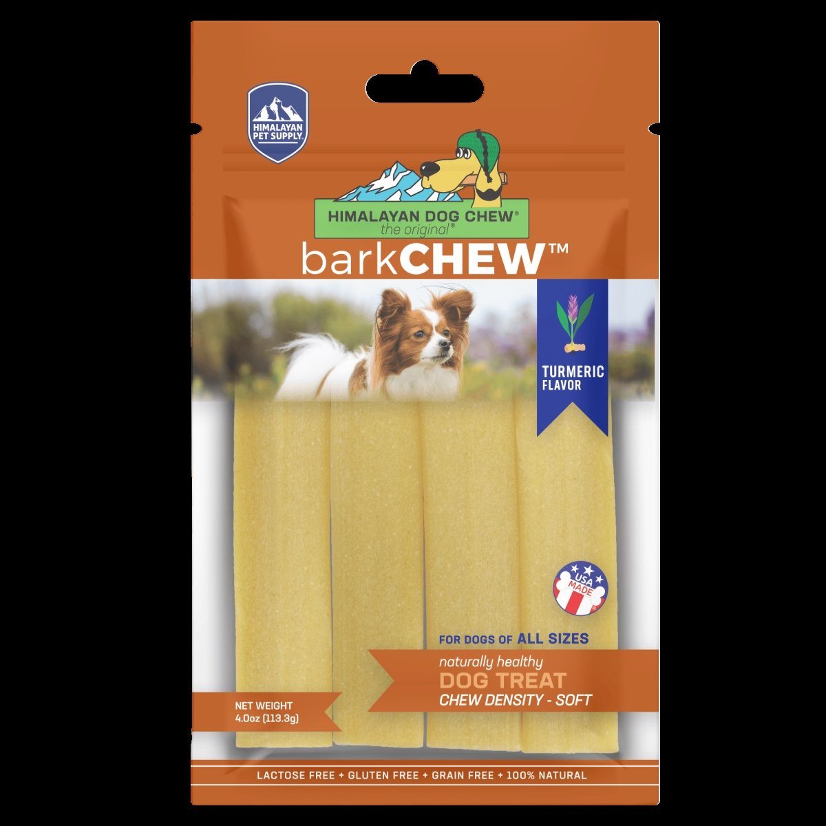 Himalayan Dog Chew barkCHEW with Salmon Natural Dog Chews - 4 oz Bag  