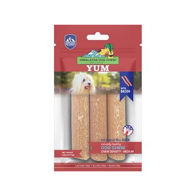 Himalayan Dog Chew Yaky Yum Bacon Natural Dog Chews - 4.5 oz  