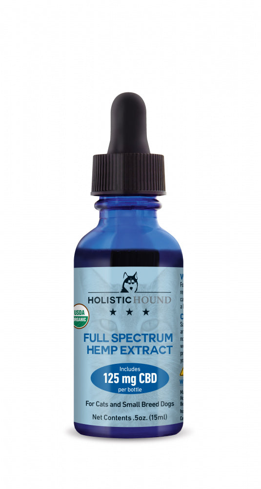 Holistic Hound Cat Full Spectrum CBD Extract 125MG - .5 Oz  