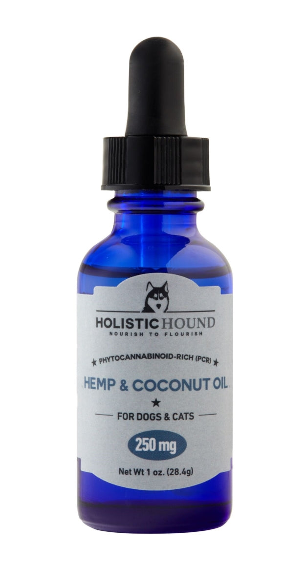 Holistic Hound Dog and Cat Broad Spectrum CBD Coconut Extract - 250MG