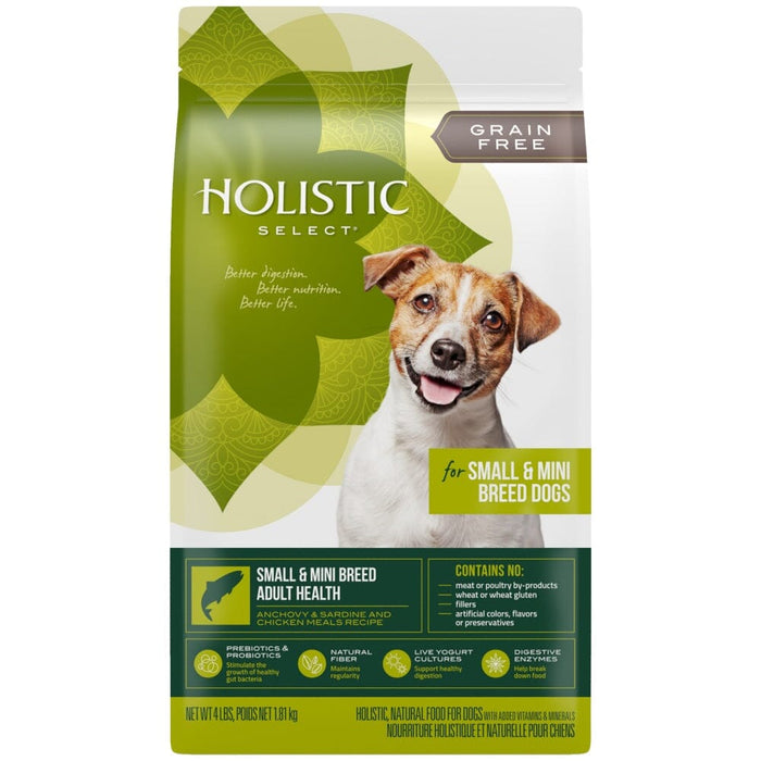Holistic Select Natural Grain Free Small and Mini Breed Anchovy, Sardine, and Chicken M...
