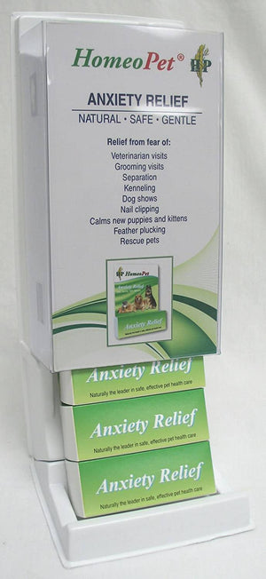 HomeoPet Anxiety Display Cat and Dog First Aid Care - 15 ml - 6 Count