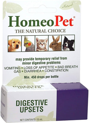 HomeoPet Digestive Upsets Cat and Dog First Aid Care - 15 ml