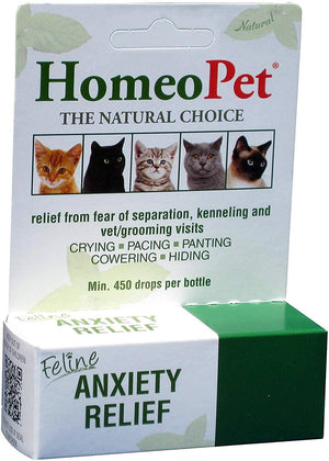 HomeoPet Feline Anxiety Cat First Aid Care - 15 ml