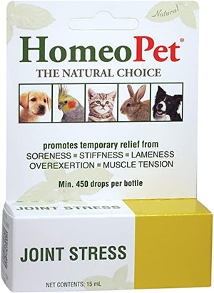 HomeoPet Joint Stress Cat and Dog First Aid Care - 15 ml