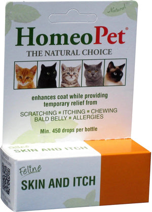 HomeoPet Skin & Itch Relief Cat and Dog First Aid Care - 15 ml