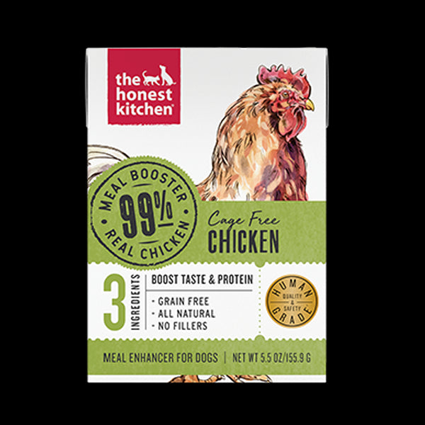 Honest Kitchen Booster Chicken Meal Wet Dog Food - 5.5 Oz - Case of 12  