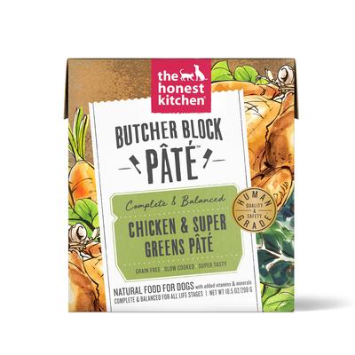 Honest Kitchen Butcher Chicken Super Green Wet Dog Food - 10.5 Oz - Case of 6  