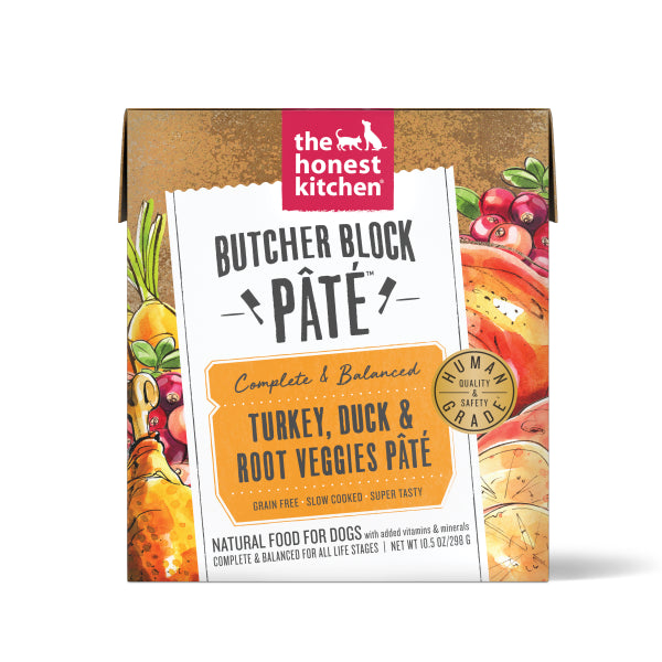 Honest Kitchen Butcher Turkey Duck Wet Dog Food - 10.5 Oz - Case of 6
