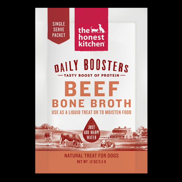 Honest Kitchen Dog and Cat Instant Bones Beef Broth - 12 Count - Case of 12  