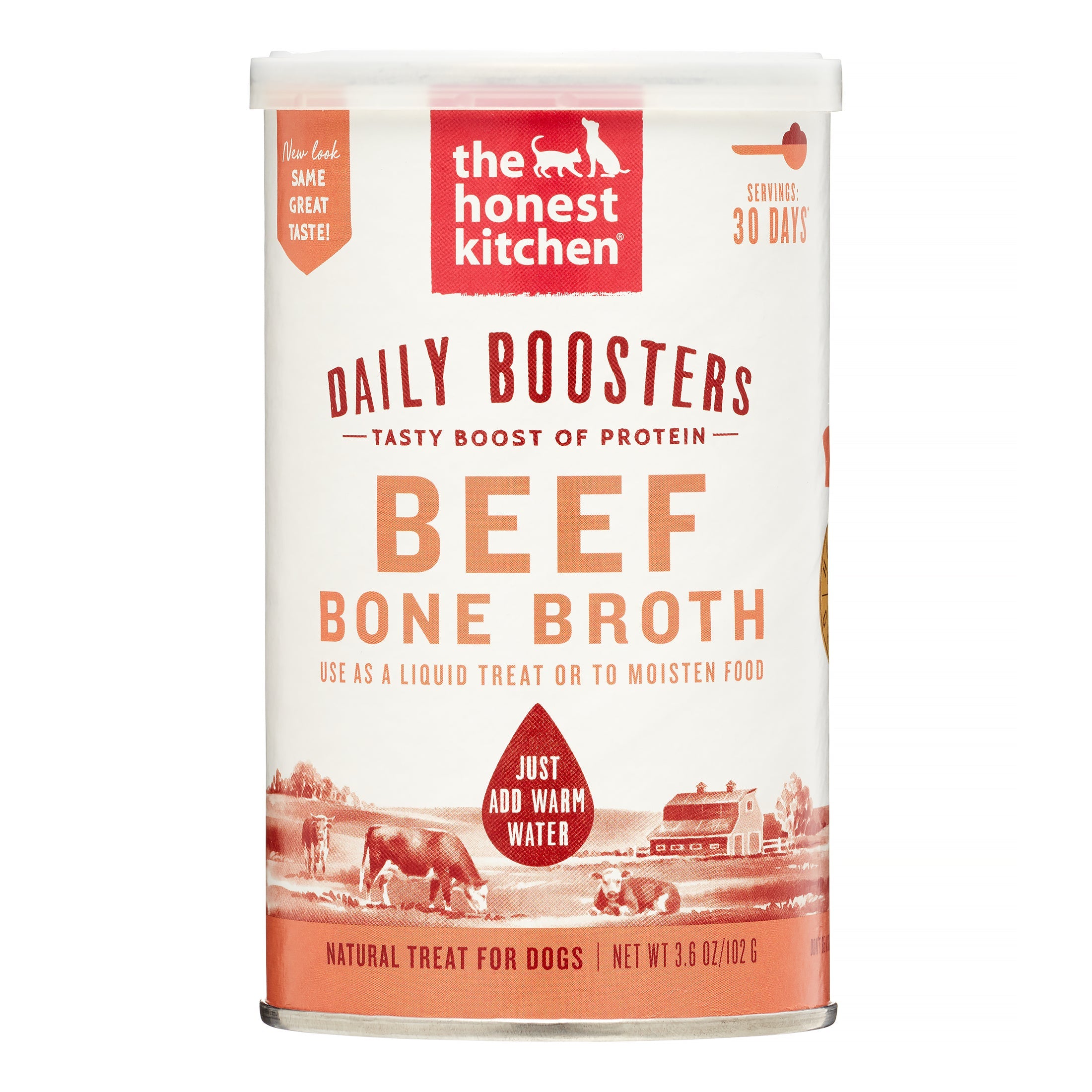 Honest Kitchen Dog and Cat Instant Bones Beef Broth - 3.6 Oz  