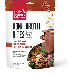 Honest Kitchen Dog Biscuits Bones Broth Bites Beef - 8 Oz  