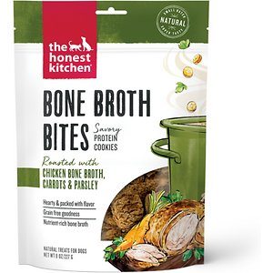 Honest Kitchen Dog Biscuits Bones Broth Bites Chicken - 8 Oz