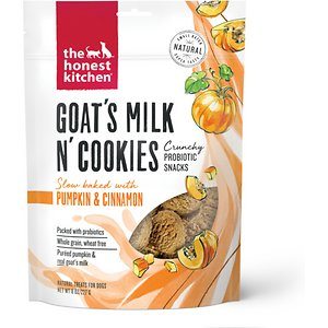 Honest Kitchen Dog Biscuits Goat Milk COOKIES Pumpkin - 8 Oz  