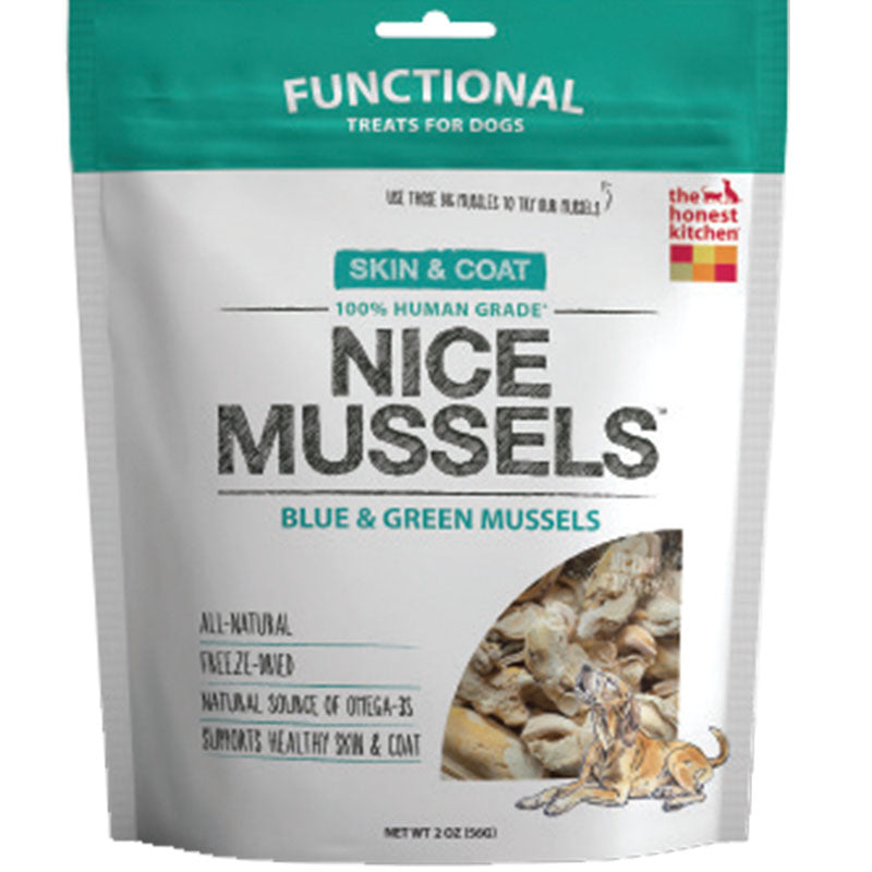 Honest Kitchen Dog Freeze-Dried Blue & Green Nice Mussels - 2 Oz  