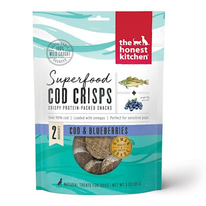 Honest Kitchen Dog Superfood Grain-Free Cod Blueberry - 3 Oz