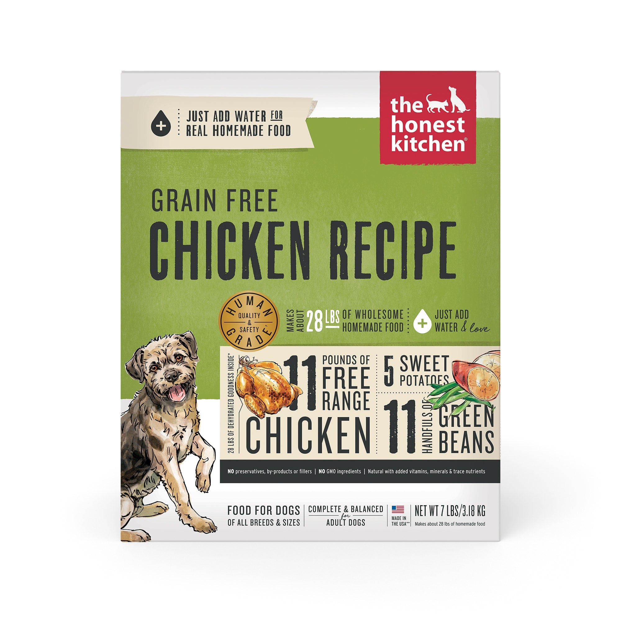 Honest Kitchen Grain-Free Chicken Dehydrated Dog Food - 7 lb Box  