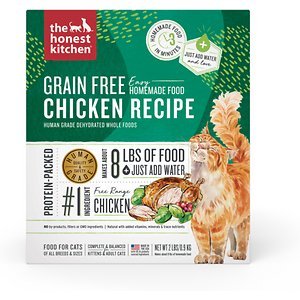 Honest Kitchen Grain-Free Dehydrated Cat Food Chicken - 2 lbs