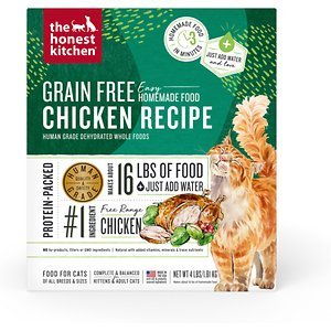 Honest Kitchen Grain-Free Dehydrated Cat Food Chicken - 4 lbs