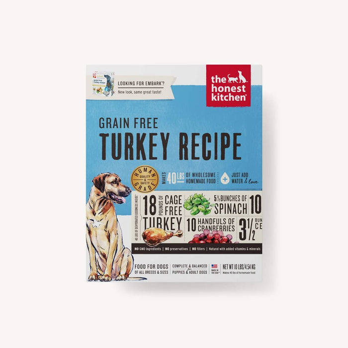 Honest Kitchen Grain-Free Turkey Dehydrated Dog Food - 4 lb Box