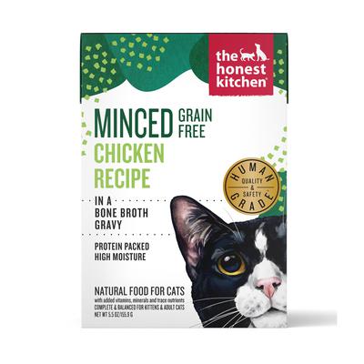 Honest Kitchen Minced Chicken Wet Cat Food - 5.5 Oz - Case of 12  