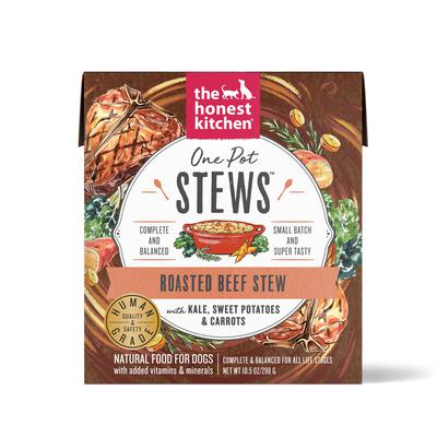 Honest Kitchen ONE POT STEW Beef and Kale Wet Dog Food - 10.5 Oz - Case of 6  