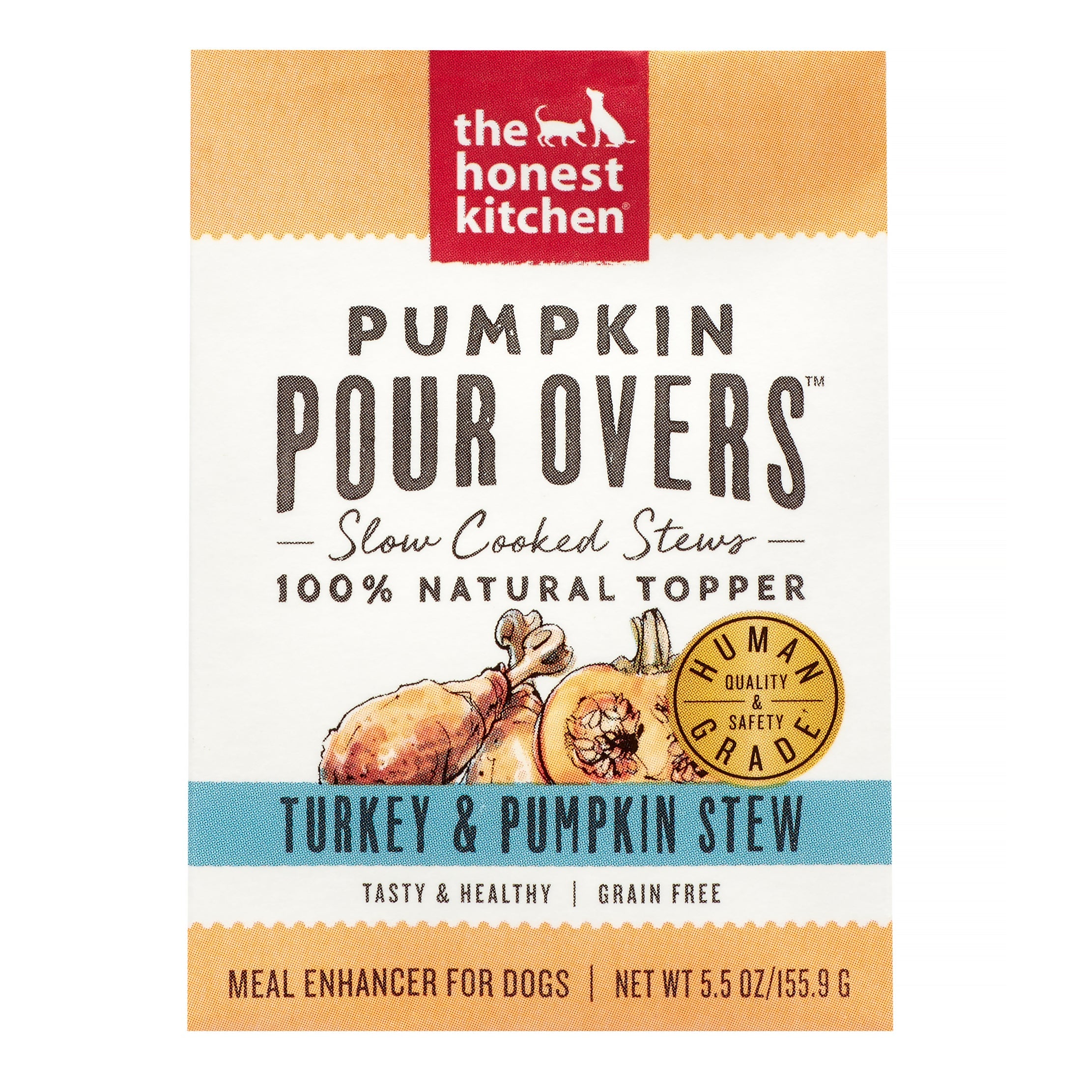 Honest Kitchen Pour Turkey Pumpkin Wet Dog Food - 5.5 Oz - Case of 12  