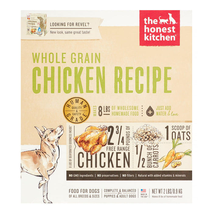 Honest Kitchen Whole Grain Chicken Dehydrated Dog Food - 2 lb Box