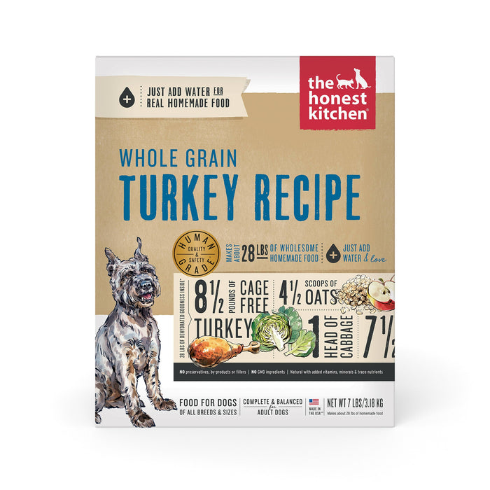 Honest Kitchen Whole Grain Turkey Dehydrated Dog Food - 7 lb Box