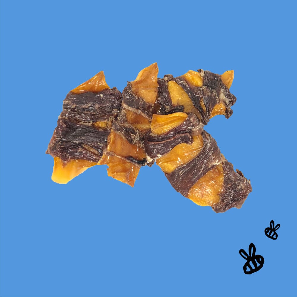 Honey I'm Home Natural Honey Coated Mango Jerky Buffalo Dog Treats  