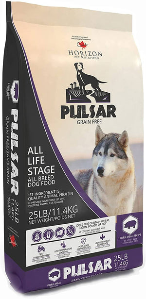 Horizon Pulsar Grain Free Pork Dry Dog Food - 25 lb Bag
